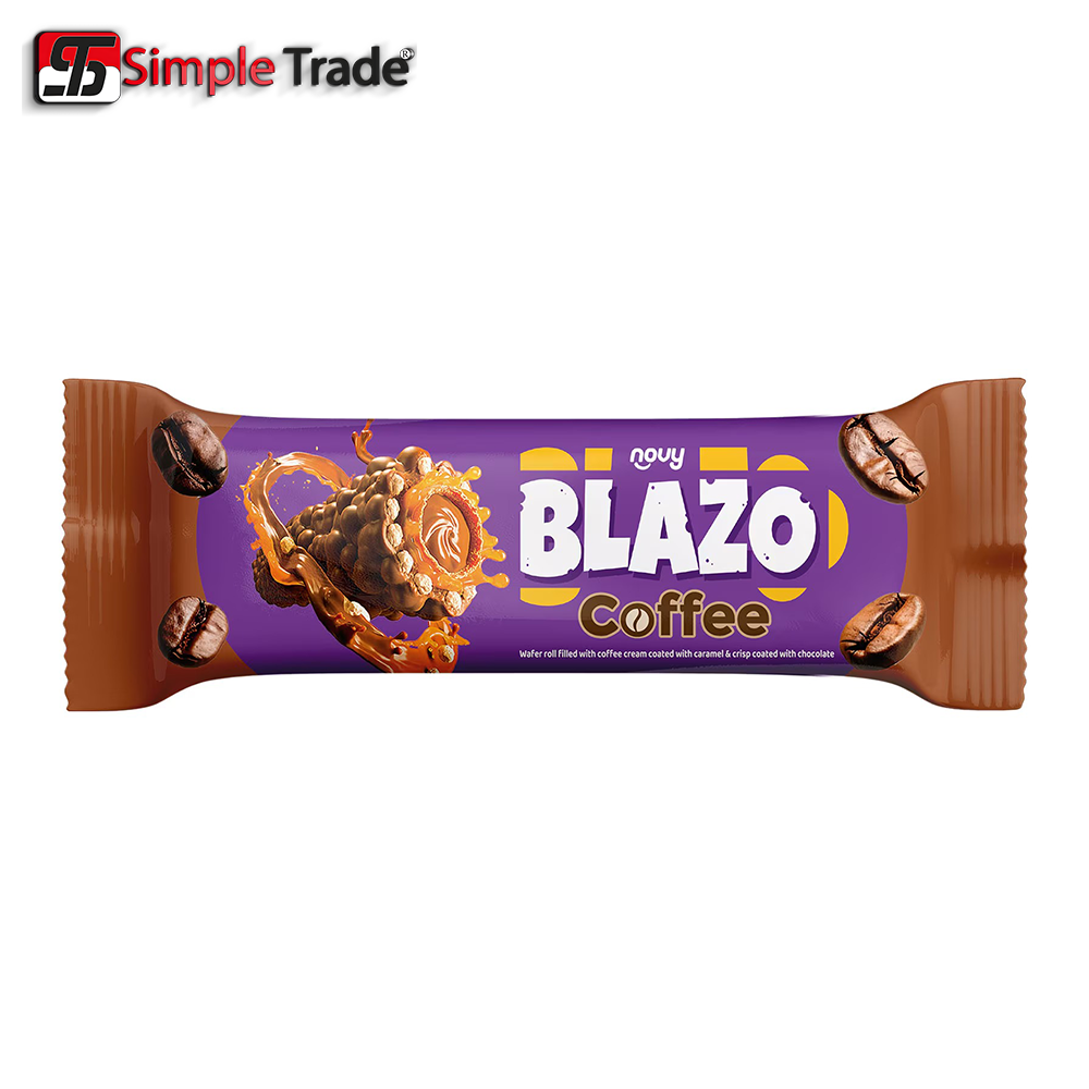 بيلاوزة شيكولاته قهوه رول blazo بليزو بالقهوه - الصورة 1